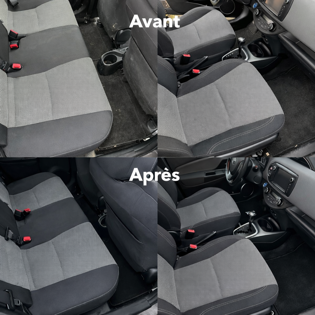 Avant / Après nettoyage auto avancé